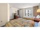 Bedroom with two double beds and balcony access at 2501 S Ocean Blvd. # 1111, Myrtle Beach, SC 29577