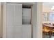 Convenient stackable washer and dryer in a closet at 2501 S Ocean Blvd. # 1111, Myrtle Beach, SC 29577