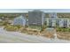 Aerial view of resort complex and beach at 6804 N Ocean Blvd. # 1147, Myrtle Beach, SC 29572