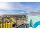 Balcony offering stunning ocean and city views at 6804 N Ocean Blvd. # 1147, Myrtle Beach, SC 29572