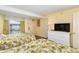 Bedroom with two twin beds and ocean view at 6804 N Ocean Blvd. # 1147, Myrtle Beach, SC 29572