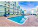 Another outdoor pool with lounge chairs, offering a relaxing atmosphere at 6804 N Ocean Blvd. # 1147, Myrtle Beach, SC 29572
