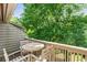 Relaxing deck with table and chairs, perfect for outdoor dining at 204 Baslow Ct. # 20-H, Myrtle Beach, SC 29572