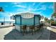 Beachfront bar with seating and menu at 2301 S Ocean Blvd. # Ph22, Myrtle Beach, SC 29577
