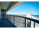 Relax on this balcony overlooking the ocean and cityscape at 2301 S Ocean Blvd. # Ph22, Myrtle Beach, SC 29577