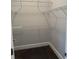 Large walk-in closet with wire shelving and hanging rods at 249 Venice Way # 3105, Myrtle Beach, SC 29577