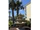 Ornate fountain in landscaped area near building at 249 Venice Way # 3105, Myrtle Beach, SC 29577