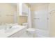 Clean bathroom with shower/tub combo and vanity at 4633 Lightkeepers Way # 5-C, Little River, SC 29566