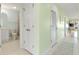 Clean bathroom with toilet and shower at 4633 Lightkeepers Way # 5-C, Little River, SC 29566