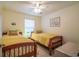 Charming bedroom with twin beds and cheerful decor at 598 Blue Stem Dr. # 52D, Pawleys Island, SC 29585