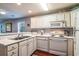 Clean kitchen with white cabinets, and modern appliances at 598 Blue Stem Dr. # 52D, Pawleys Island, SC 29585