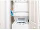 Stackable washer and dryer in a convenient closet at 598 Blue Stem Dr. # 52D, Pawleys Island, SC 29585