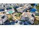 Aerial view of condo complex with pool at 1900 Duffy St. # H8, North Myrtle Beach, SC 29582