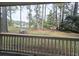 Peaceful backyard view with pond and lush greenery at 200 Myrtle Greens Dr. # A, Conway, SC 29526