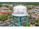 Aerial view of Conway, South Carolina, featuring water tower at 2813 Mcdougall Dr., Conway, SC 29526