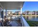 Relaxing balcony overlooking water and community at 300 Shorehaven Dr. # I-2, North Myrtle Beach, SC 29582
