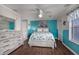 Guest bedroom with queen-size bed and dresser at 300 Shorehaven Dr. # I-2, North Myrtle Beach, SC 29582