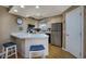 Galley kitchen with stainless steel appliances at 300 Shorehaven Dr. # I-2, North Myrtle Beach, SC 29582