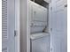 Stackable washer and dryer in a closet at 300 Shorehaven Dr. # I-2, North Myrtle Beach, SC 29582