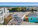 Aerial view showcasing the property's location near the beach at 431 28Th St. S, Sunset Beach, NC 28468