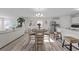 Bright dining area with table and chairs near kitchen at 504 Dundalk Dr., Conway, SC 29526