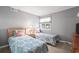 Twin bedroom with two beds and nightstand at 609 Hillside Dr. S # D-17, North Myrtle Beach, SC 29582