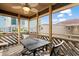 Screened porch overlooking pool and building complex at 609 Hillside Dr. S # D-17, North Myrtle Beach, SC 29582