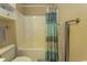 Bathroom with tub, shower, and towels at 690 Riverwalk Dr. # 201, Myrtle Beach, SC 29579