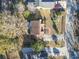 Aerial view of a house and its surrounding neighborhood at 702 Plantation Dr., Surfside Beach, SC 29575