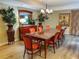 Elegant dining room with large table and hardwood floors at 9994 Beach Club Dr. # 103, Myrtle Beach, SC 29572