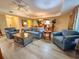 Spacious living room with light flooring and comfy seating at 9994 Beach Club Dr. # 103, Myrtle Beach, SC 29572