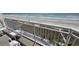 Oceanfront balcony showcasing beach and pool views at 2701 S Ocean Blvd. # 809, North Myrtle Beach, SC 29582
