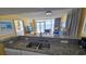 Kitchen with granite countertops and stainless steel sink at 2701 S Ocean Blvd. # 809, North Myrtle Beach, SC 29582
