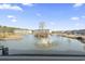 Waterfront community with pond, fountain, and rainbow at 4519 N Plantation Dr. # X-9, Little River, SC 29566
