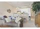 Living room with a view, comfy seating, and open floor plan at 4519 N Plantation Dr. # X-9, Little River, SC 29566
