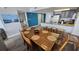 Spacious dining area with seating for six at 501 S Ocean Blvd. # 601, North Myrtle Beach, SC 29582