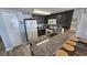 Granite countertop kitchen with modern appliances at 501 S Ocean Blvd. # 601, North Myrtle Beach, SC 29582