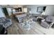 Relaxing living room with comfortable seating at 501 S Ocean Blvd. # 601, North Myrtle Beach, SC 29582