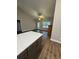 Kitchen with island and view into living room at Tbb 12 Mineral Springs Rd., Conway, SC 29527