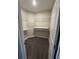 Large walk-in closet with wire shelving at Tbb 12 Mineral Springs Rd., Conway, SC 29527