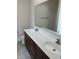 Double vanity bathroom with dark wood cabinets at Tbd11 Mineral Springs Rd., Conway, SC 29527