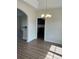 Dining room with chandelier and view into kitchen at Tbd11 Mineral Springs Rd., Conway, SC 29527
