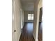 Bright hallway with dark wood-look floors at Tbd11 Mineral Springs Rd., Conway, SC 29527