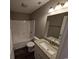 Bathroom with granite vanity, shower/tub combo and updated fixtures at Tbd20 Casey Dr., Nichols, SC 29581