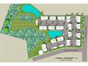 Site plan of High Market II townhome development, showing unit locations and amenities at 780 Maxine Ct. # 8D, Myrtle Beach, SC 29577