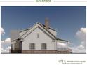 Rear elevation of a charming home with large porch at Tbd Old Cypress Circle, Pawleys Island, SC 29585