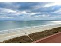 Stunning panoramic ocean and beach view at 603 S Ocean Blvd. # 1115, North Myrtle Beach, SC 29582
