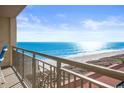 Breathtaking ocean view from private balcony at 603 S Ocean Blvd. # 1115, North Myrtle Beach, SC 29582