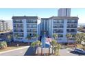 Attractive beachfront condo building with ample parking and ocean views at 5905 S Kings Hwy. # B149, Myrtle Beach, SC 29575