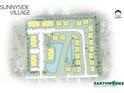 Sunnyside Village site plan showing building locations and pond at 35 Delray Dr. # 1-D, Murrells Inlet, SC 29576